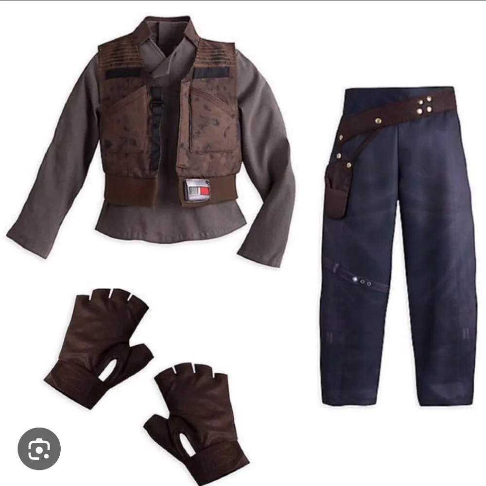 Disney Store Original Star Wars 5pc Sergeant Jyn Erso Costume For Girls NWT - Picture 2 of 7